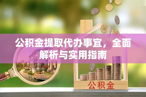 丹棱公积金提取代办事宜，全面解析与实用指南